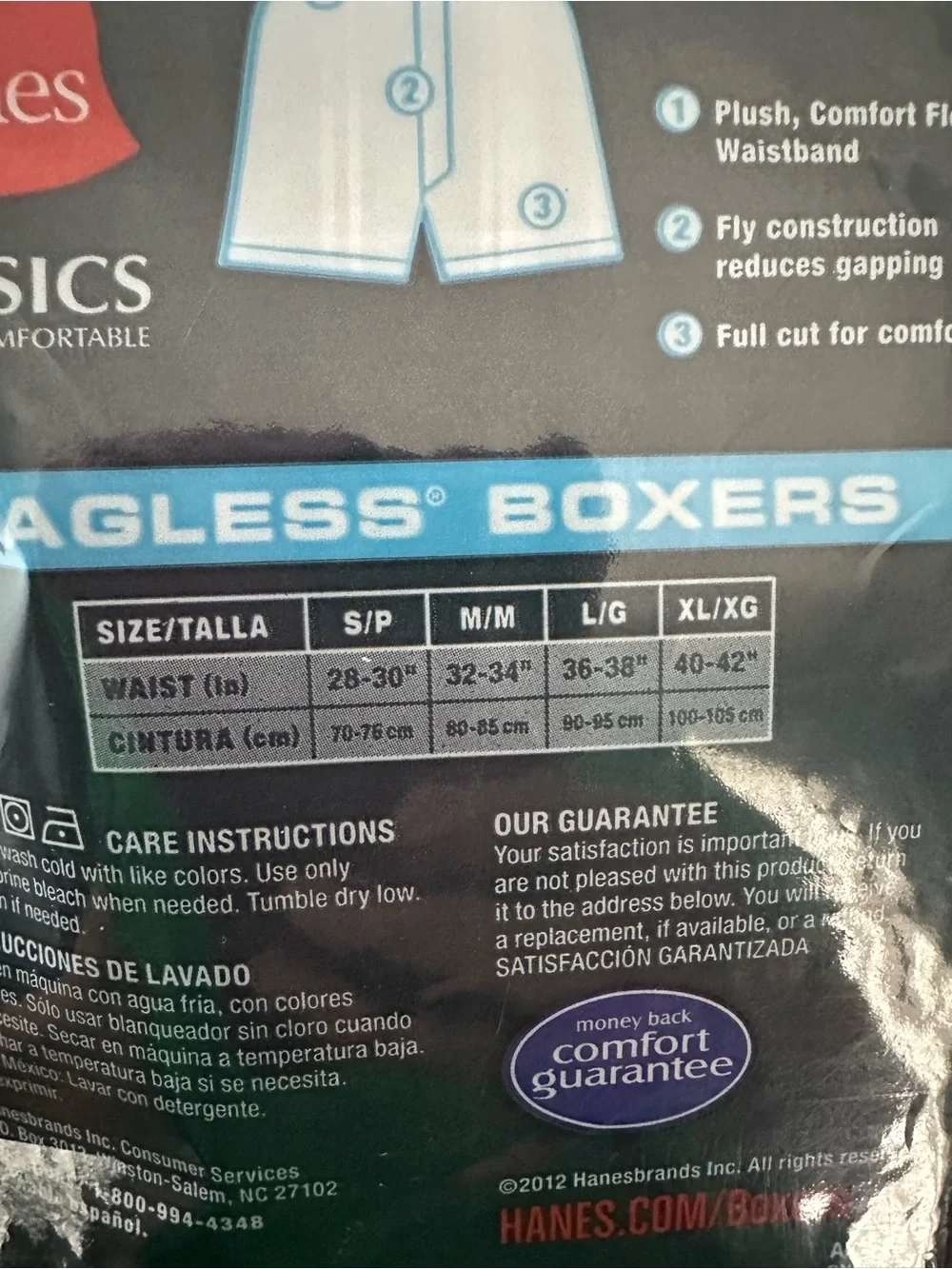 Hanes men’s boxers